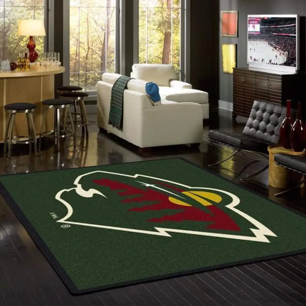 Modern Area Rug for Living Room and Office Decor Gray and White