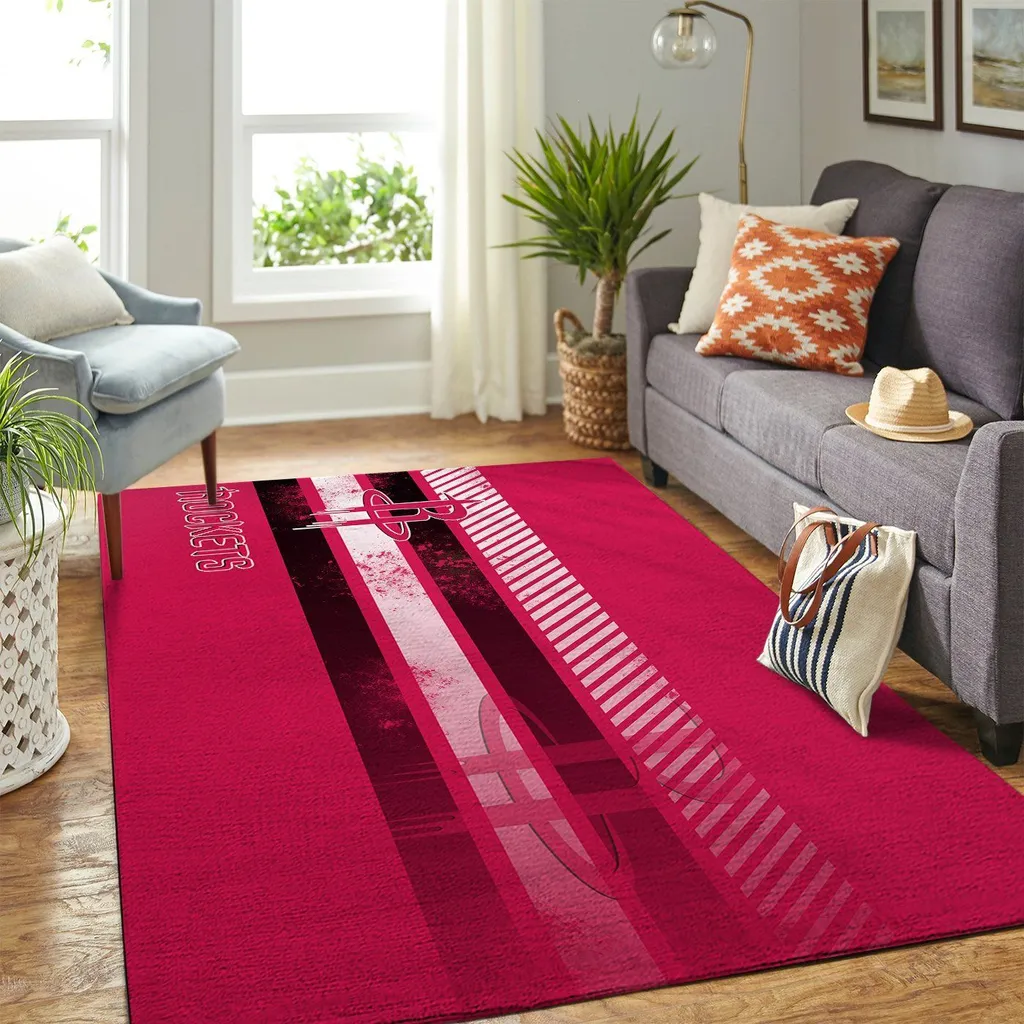 Modern Area Rug for Living Room Decor Green and Red