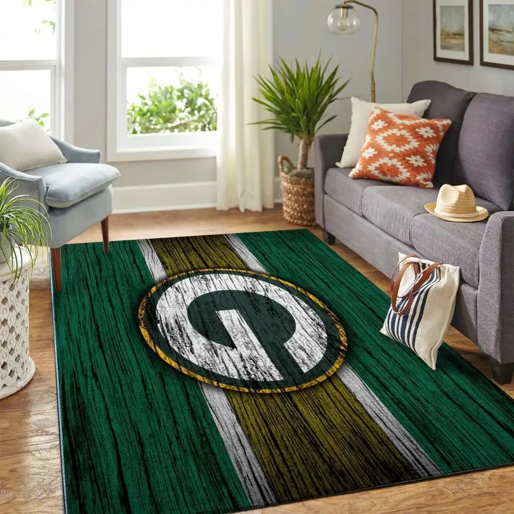 Modern Area Rug for Stylish Living Room Decor Black and Purple