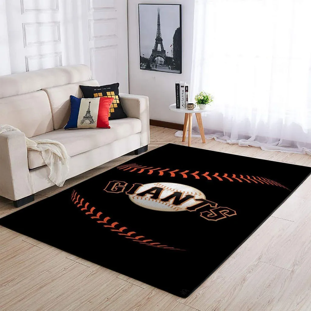 Modern Decorative Rug for Living Room and Bedroom Black and Green