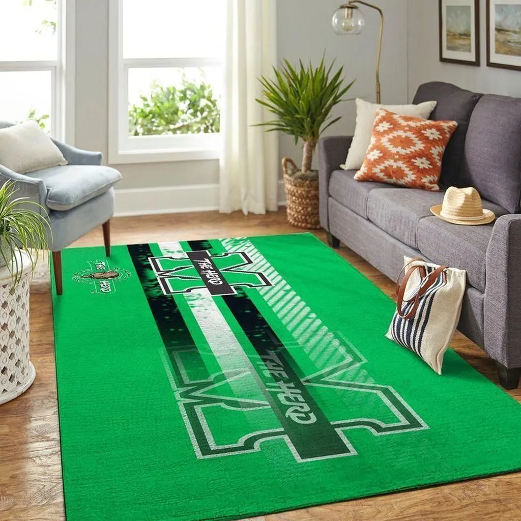 Modern Graphic Area Rug for Stylish Living Room Decor Black and Green