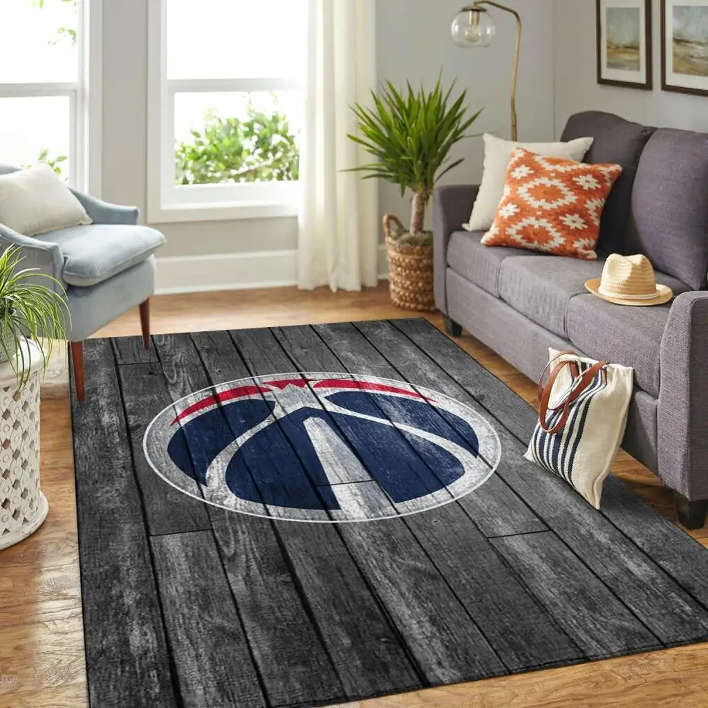 Modern Hardwood Floor Rug for Stylish Living Rooms Black and Green
