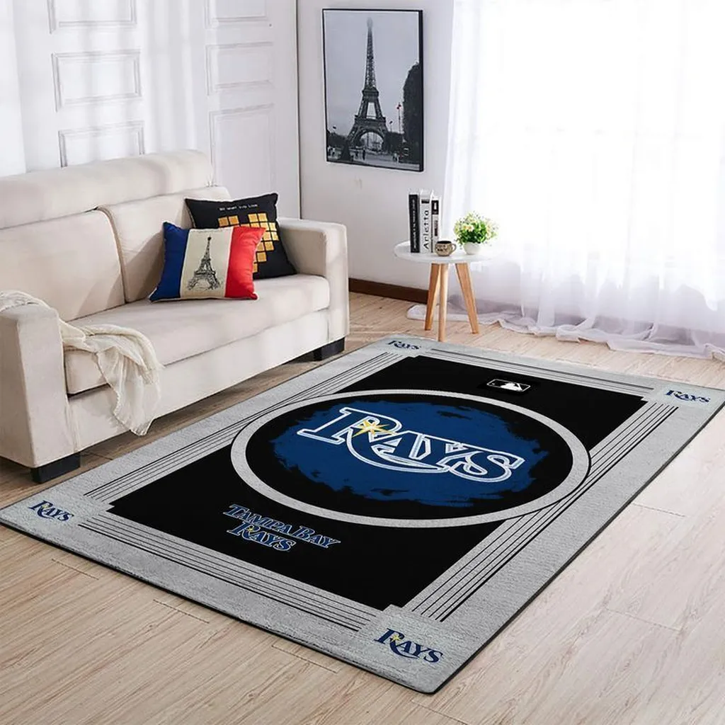 Modern Living Room Rug Elegant Contemporary Design Black and Red