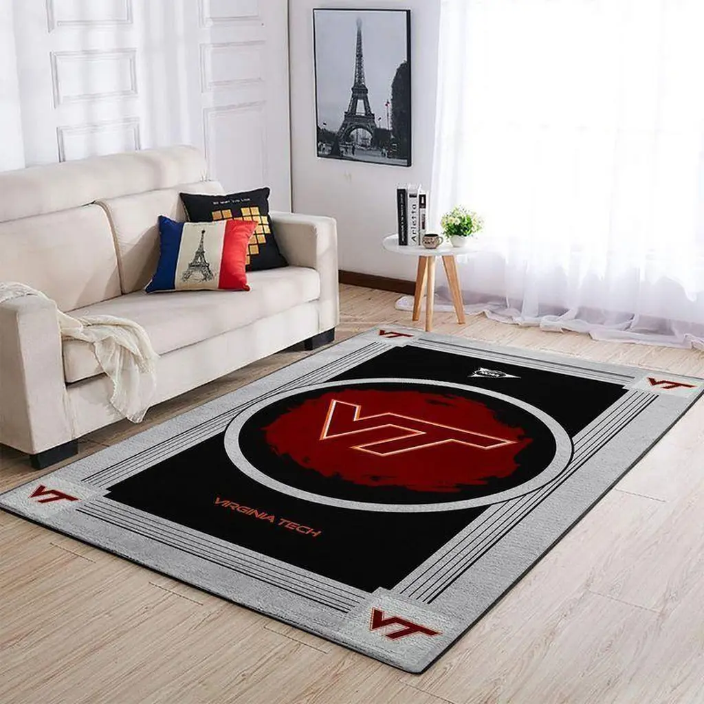 Modern Living Room Rug for Stylish Home Decor Black and Green