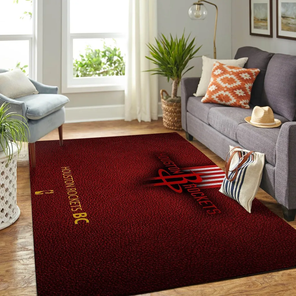 Modern Rug for Living Room and Bedroom Decor Pink and White