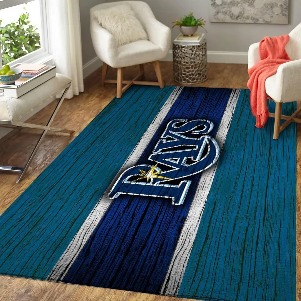 Modern Rug for Living Room Contemporary Decor Black and Red