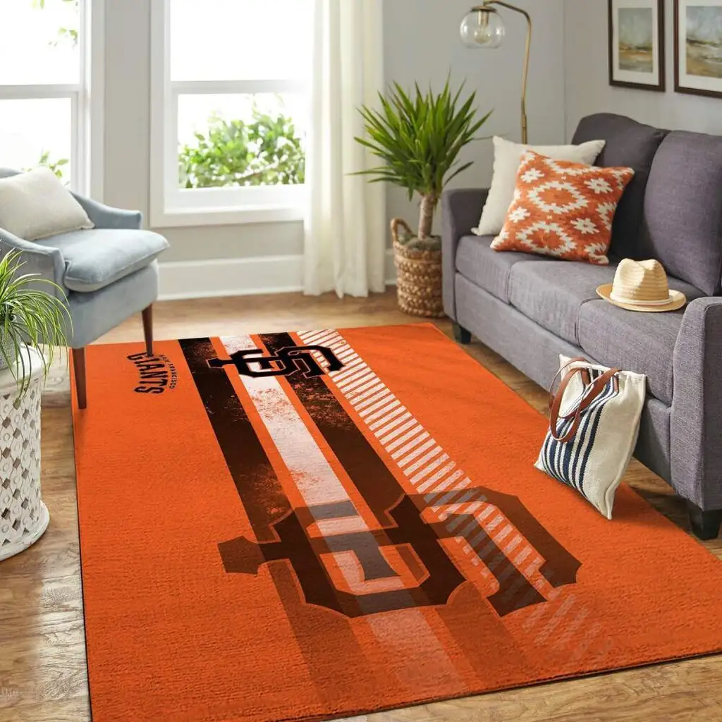 Modern Rug for Living Room Stylish Decor and Comfort Blue and Red