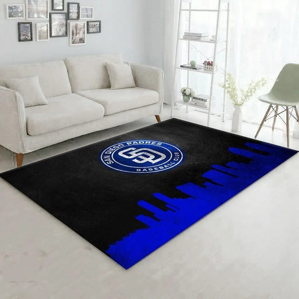Modern Rug for Stylish Living Room Home Decor Black and Yellow