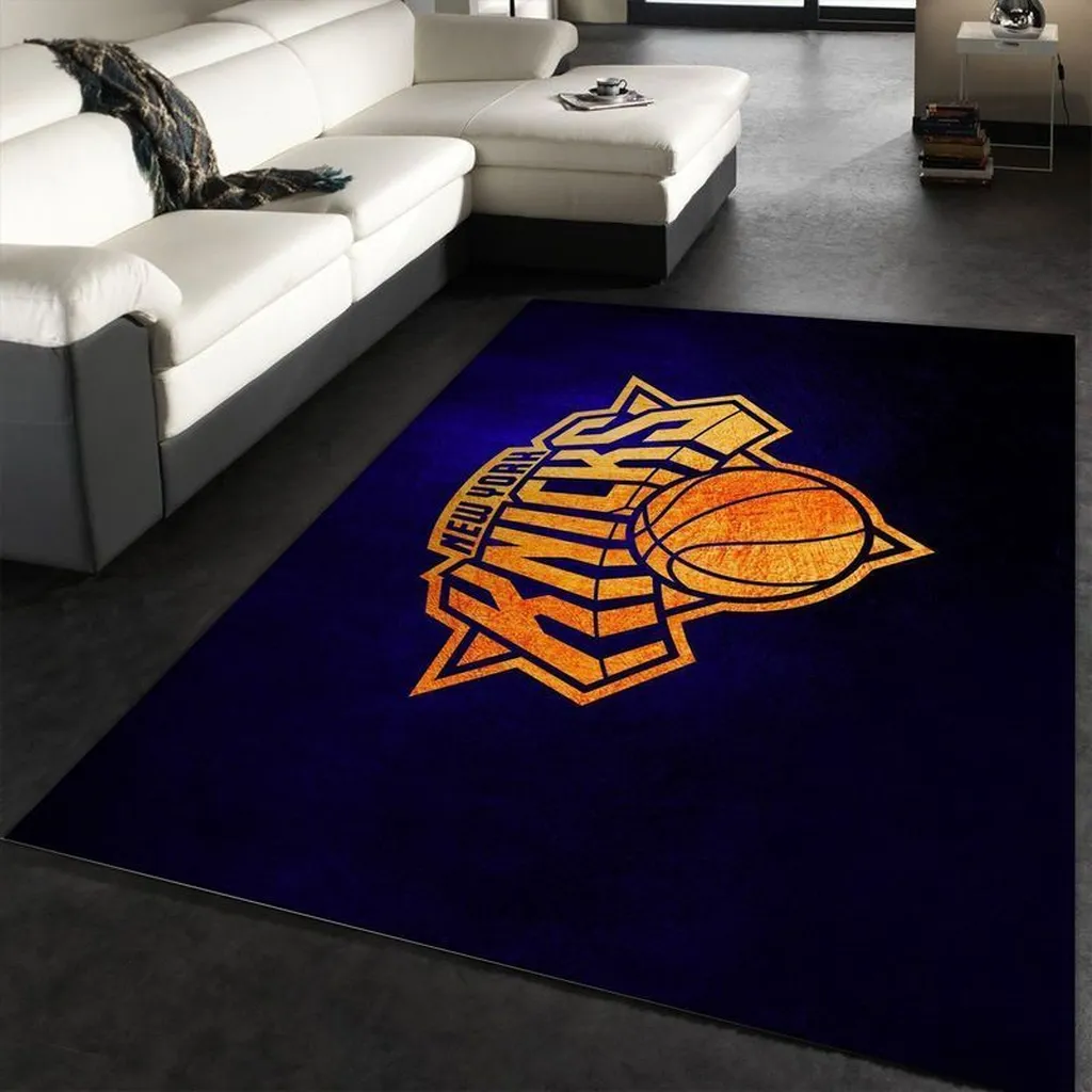 Modern Striped Rug for Stylish Living Room Decor Blue and Yellow