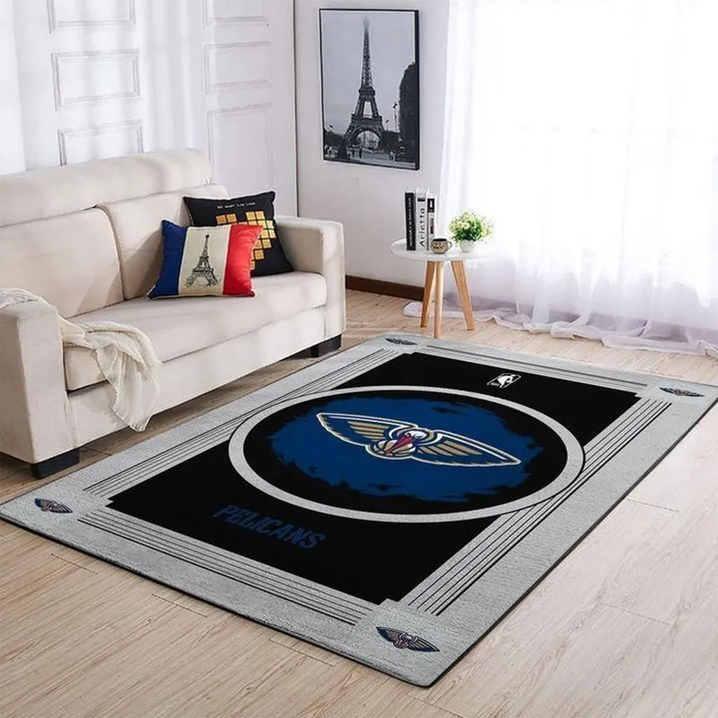 Modern Stylish Living Room Rug for Home Decor Black and Yellow