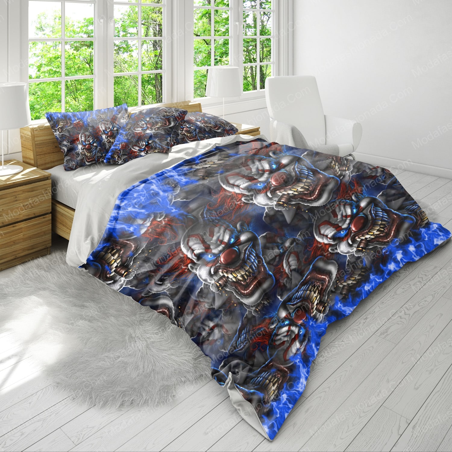 Monster Clowns Halloween Horror Bedding Sets