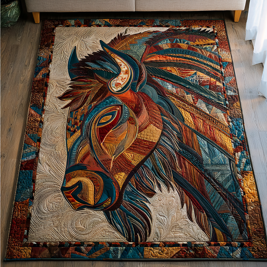 Morning Bison Area Rug - Non-Slip Washable 3D Print Rug for Living Room & BedroomTVC2108296