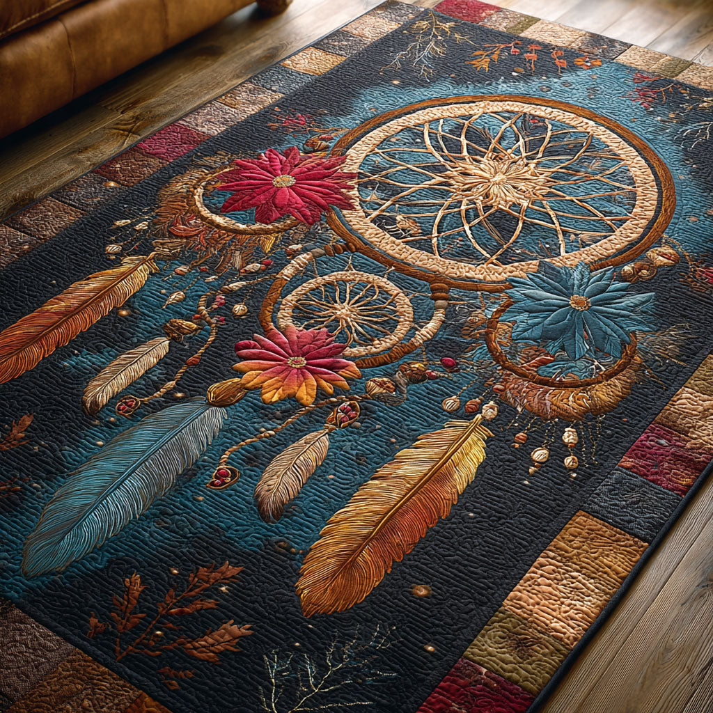 Mystic Circle Area Rug - Non-Slip Washable 3D Print Rug for Living Room & BedroomTVC2108294