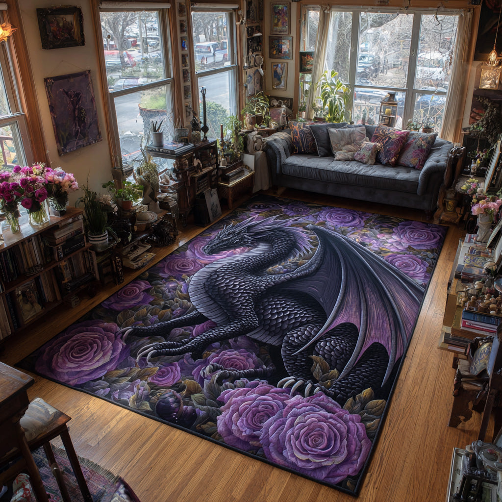 Mystic Flame Area Rug - Non-Slip Washable 3D Print Rug for Living Room & BedroomTVC2108294