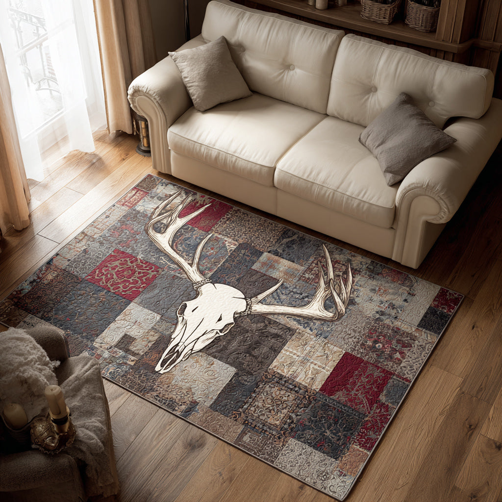 Mystic Longhorn Legacy Area Rug - Non-Slip Washable 3D Print Rug for Living Room & BedroomTVC2108294