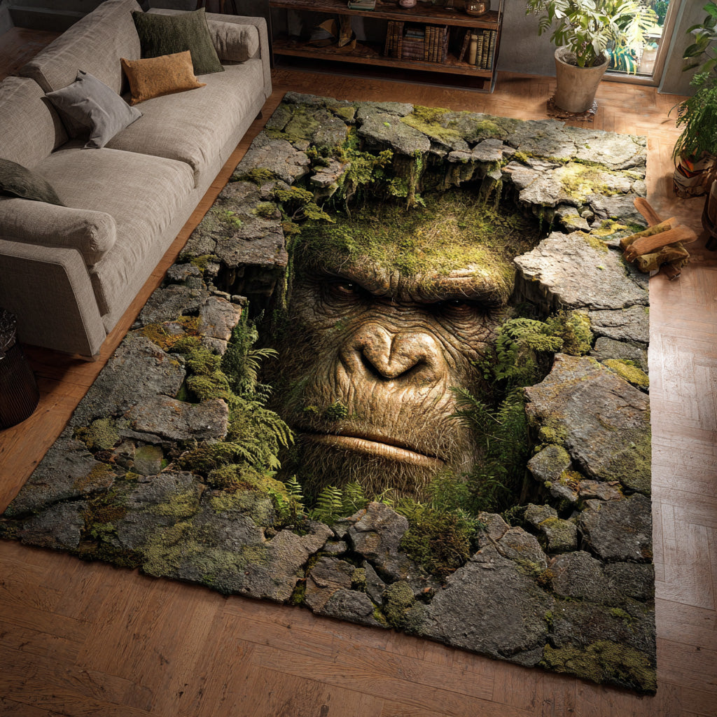 Mythic Presence Area Rug - Non-Slip Washable 3D Print Rug for Living Room & BedroomTVC2108293
