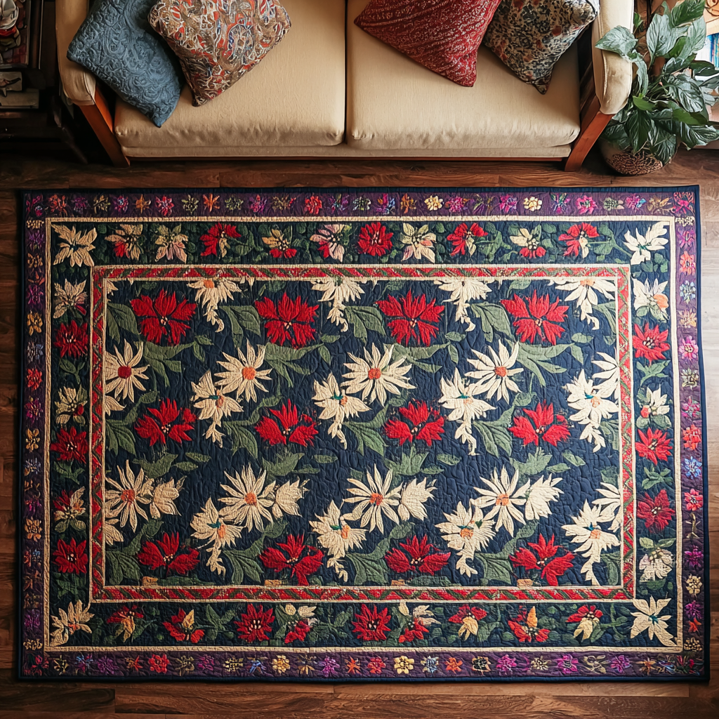 Nature Glow Area Rug - Non-Slip Washable 3D Print Rug for Living Room & BedroomTVC2108213