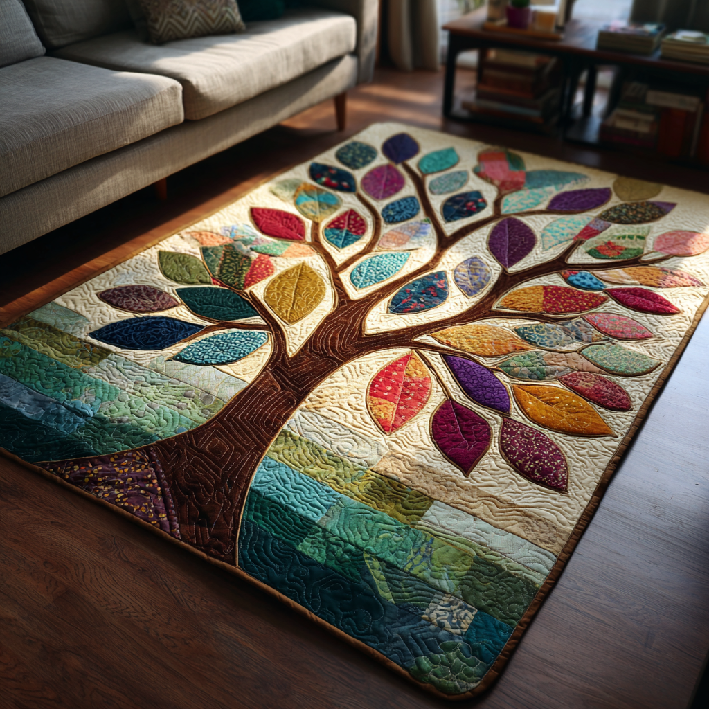 Nature Glow Area Rug - Non-Slip Washable 3D Print Rug for Living Room & BedroomTVC2108293