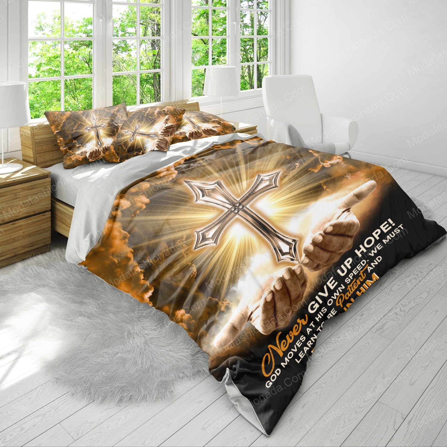 Never Give Up Hope Bedding Sets