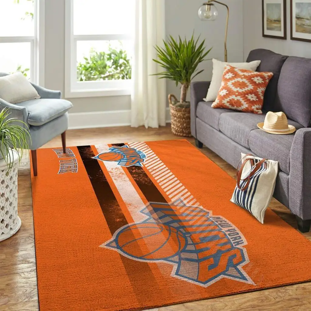 New York Giants Rug - Logo Floor for Fans Decor Green and Purple