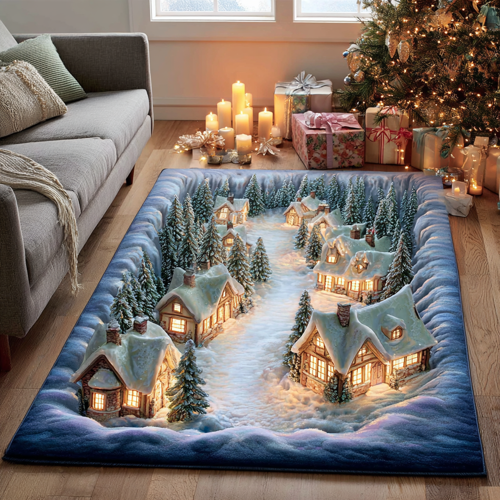 North Haven Area Rug - Non-Slip Washable 3D Print Rug for Living Room & BedroomTVC2108292