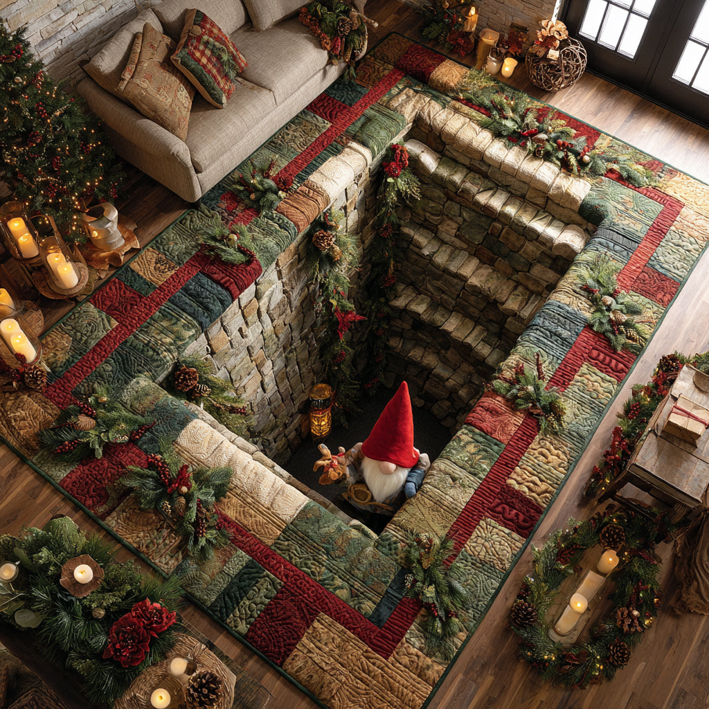 North Pole Portal Area Rug - Non-Slip Washable 3D Print Rug for Living Room & BedroomTVC2108291