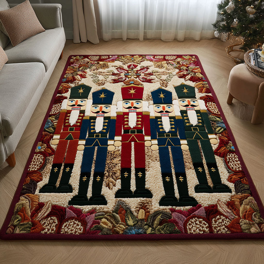 Nutcracker Echo Area Rug - Non-Slip Washable 3D Print Rug for Living Room & BedroomTVC2108291