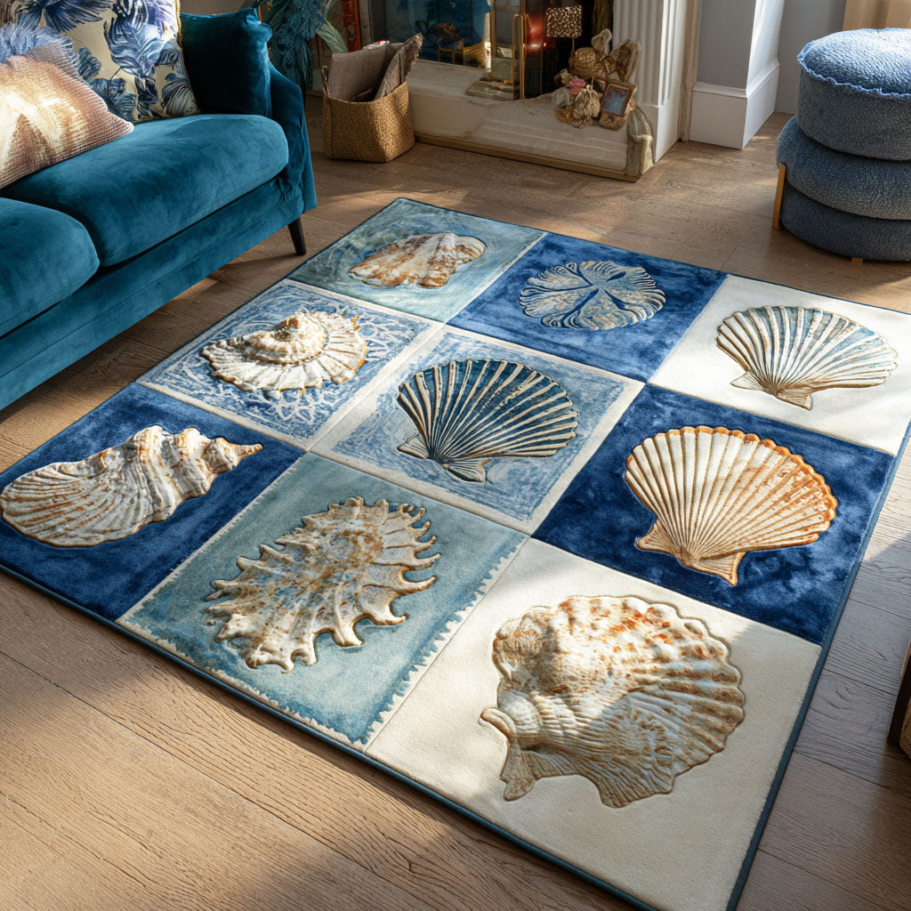 Ocean Treasures Area Rug - Non-Slip Washable 3D Print Rug for Living Room & BedroomTVC2108289