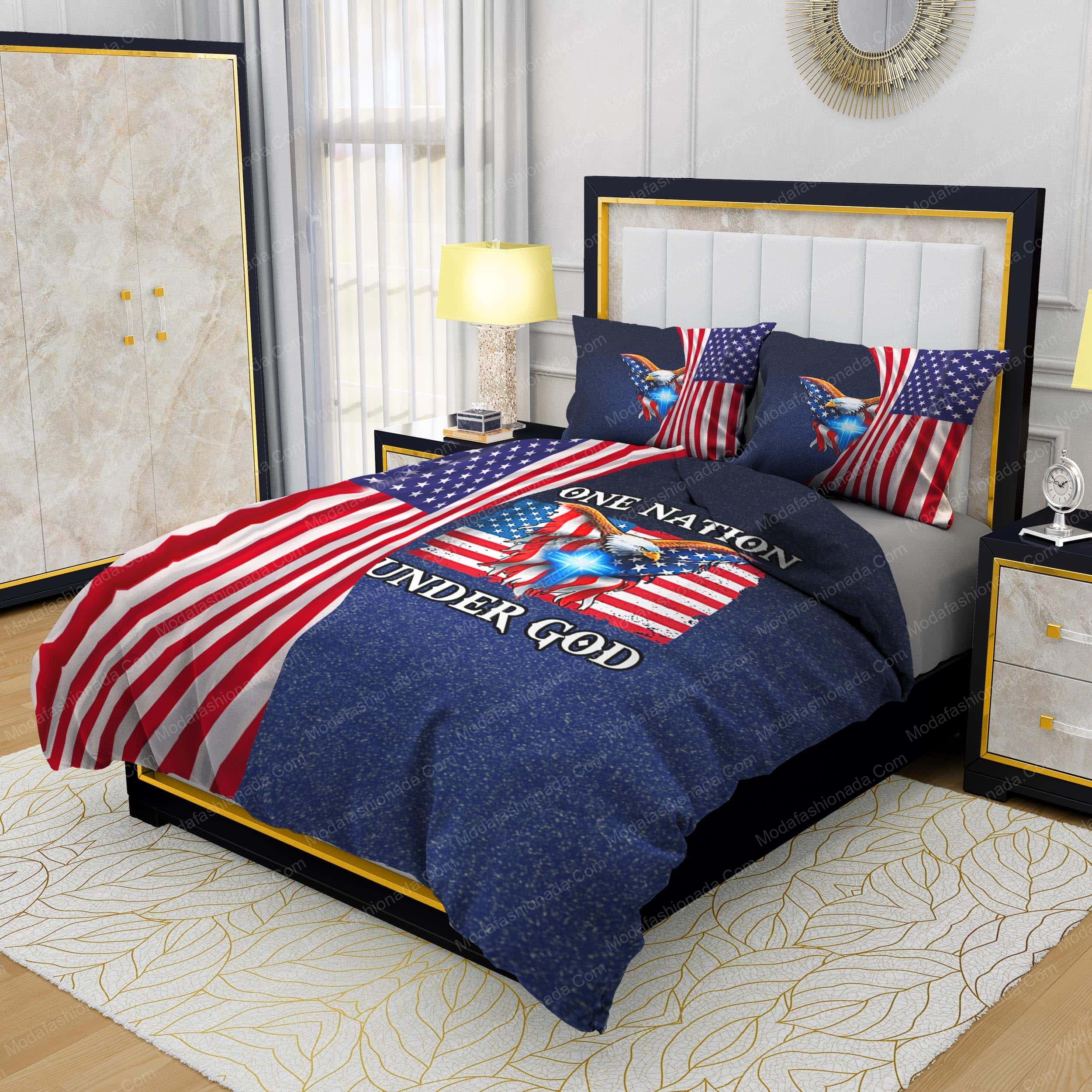 One Nation Under God American Eagle Bedding Sets
