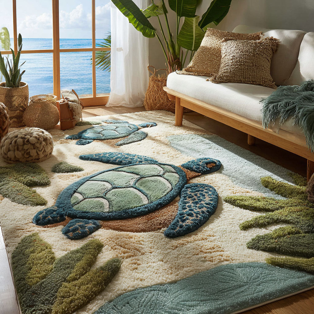 Pacific Spirit Area Rug - Non-Slip Washable 3D Print Rug for Living Room & BedroomTVC2108288