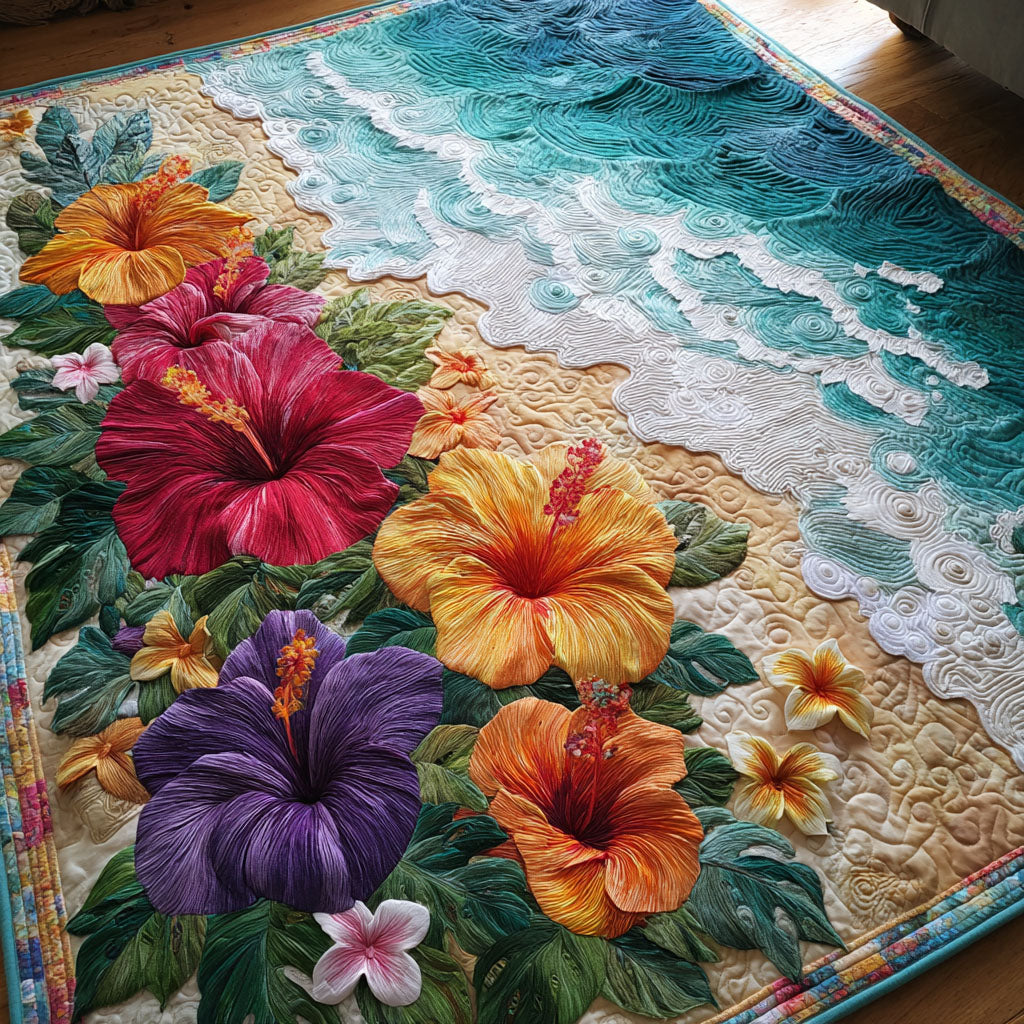 Palm Breeze Area Rug - Non-Slip Washable 3D Print Rug for Living Room & BedroomTVC2108287
