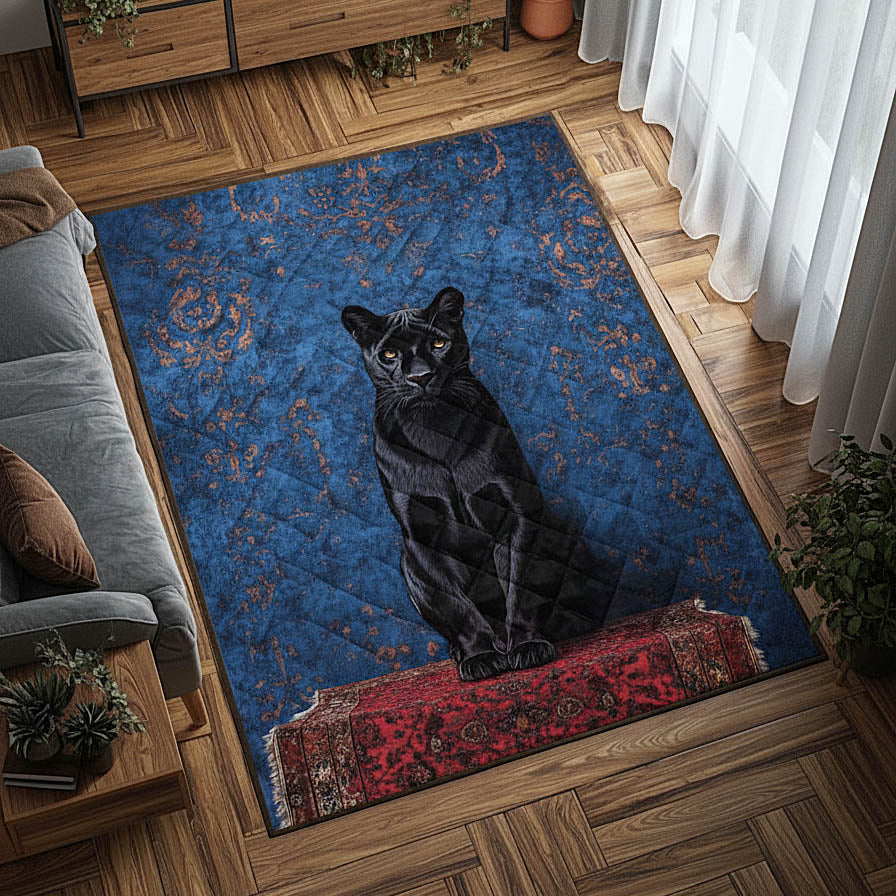 Panther Area Rug - Non-Slip Washable 3D Print Rug for Living Room & BedroomTVC2108403