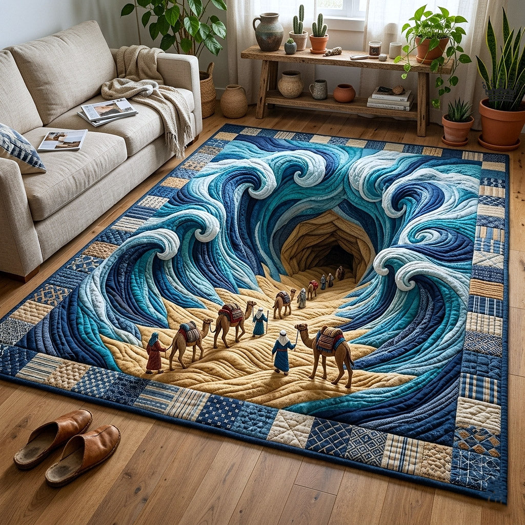 Passover Seder Area Rug - Non-Slip Washable 3D Print Rug for Living Room & Bedroom (DesignTVC2108402