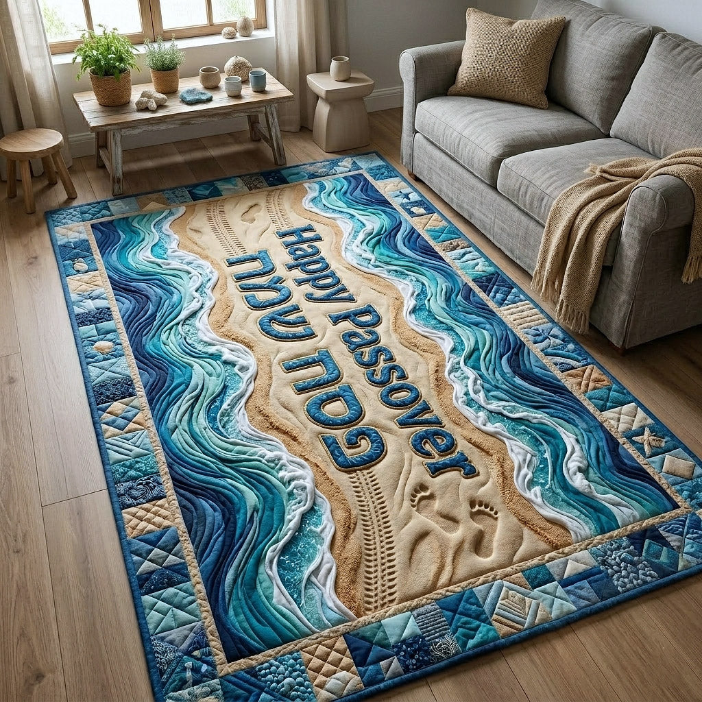 Passover Seder Area Rug - Non-Slip Washable 3D Print Rug for Living Room & BedroomTVC2108402
