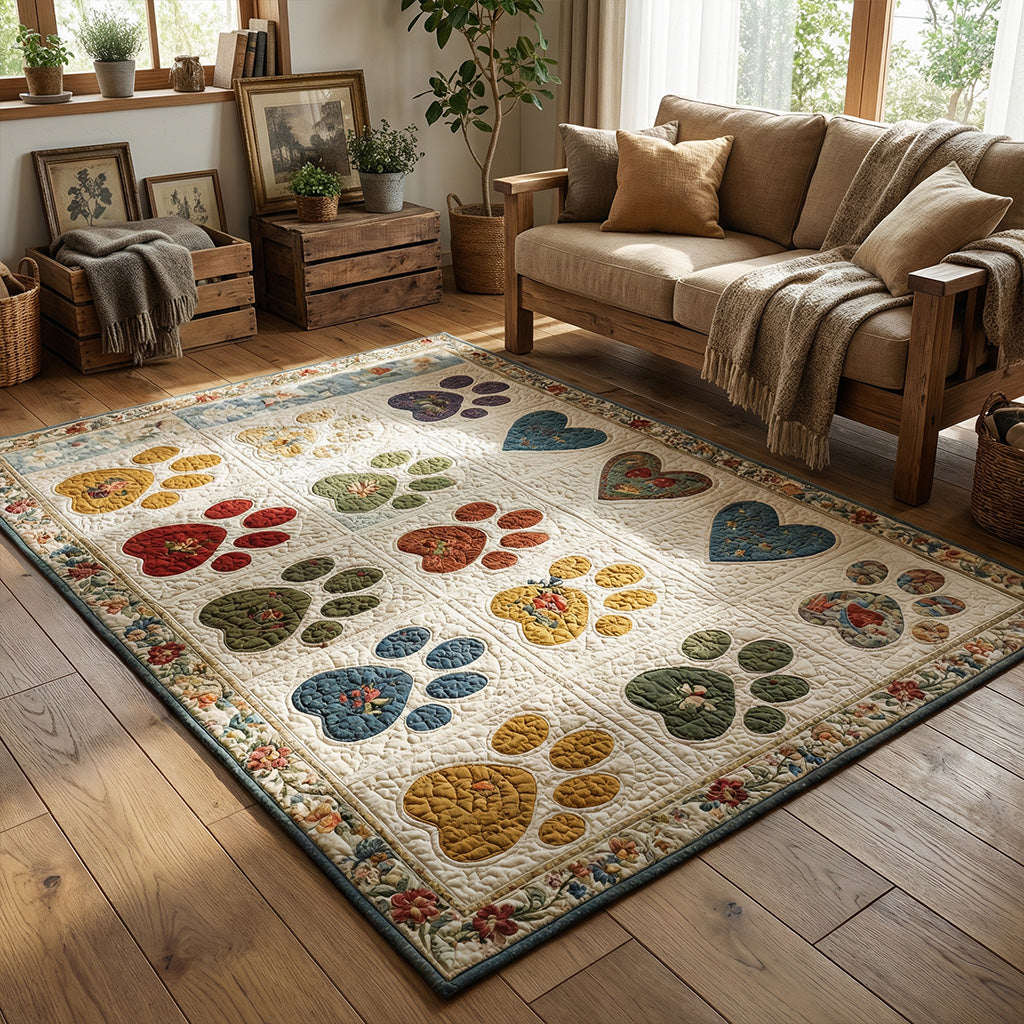 Pawful Comfort Area Rug - Non-Slip Washable 3D Print Rug for Living Room & BedroomTVC2108285