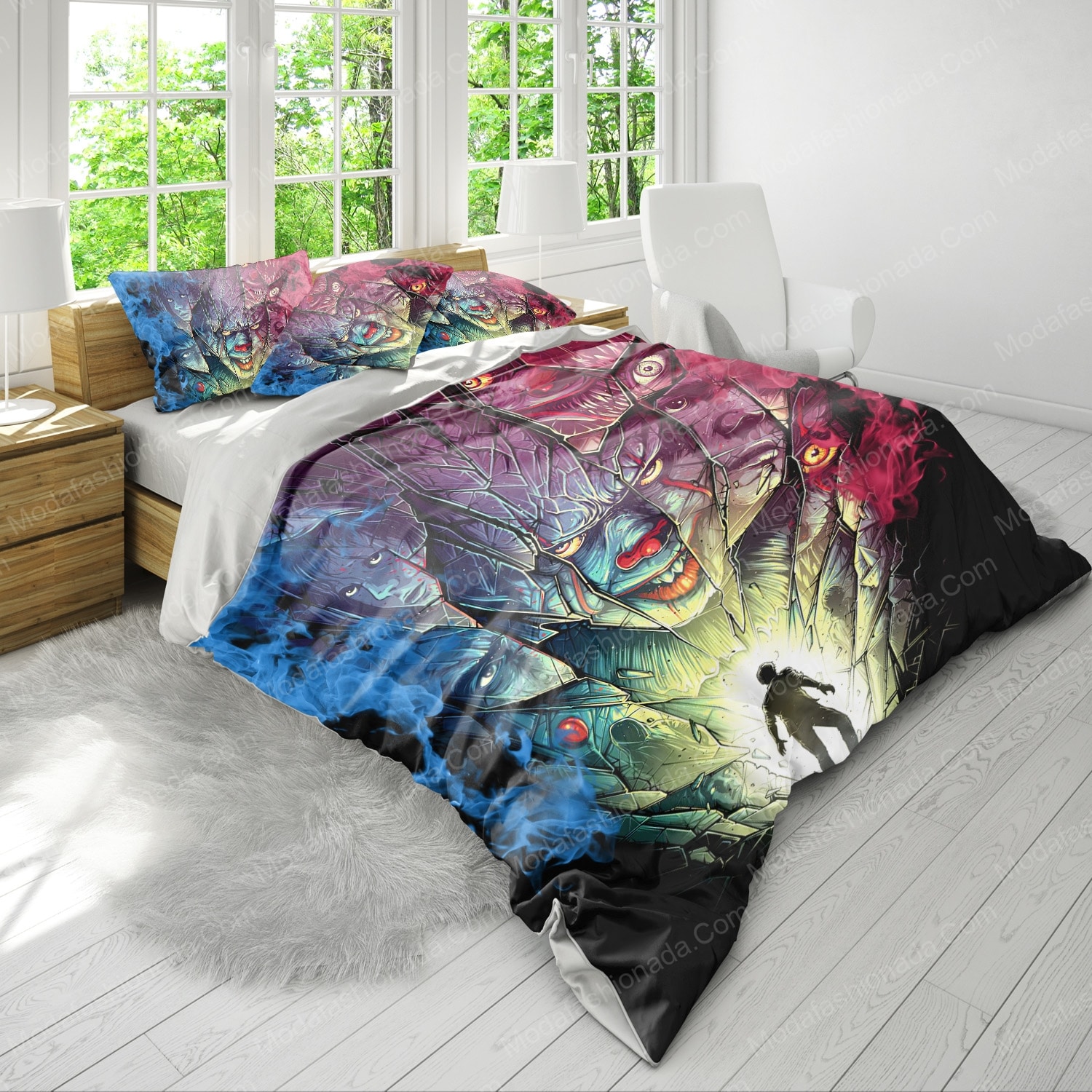 Pennywise IT Effluves Halloween Horror Bedding Sets