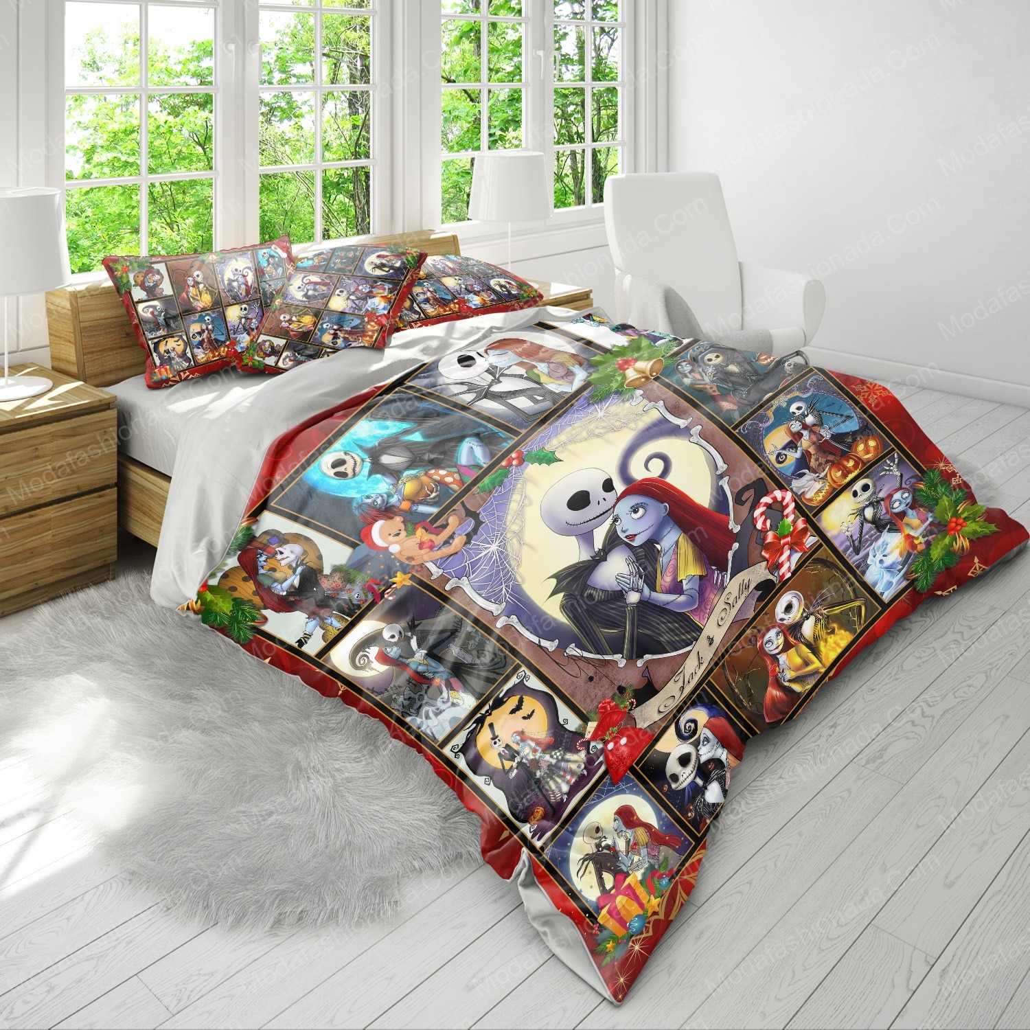 Personalized The Nightmare Before Christmas Bedding Sets