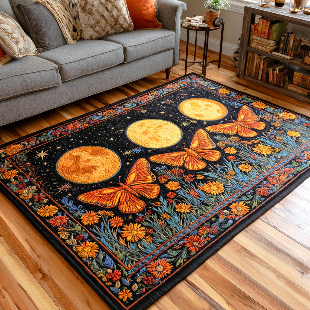 Petal Dance Area Rug - Non-Slip Washable 3D Print Rug for Living Room & Bedroom (DesignTVC2108284
