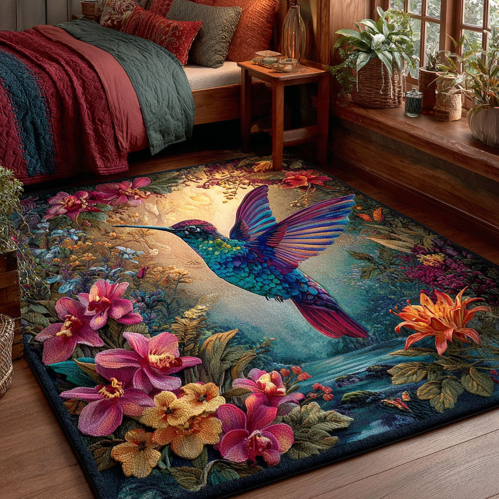 Petal Wings Area Rug - Non-Slip Washable 3D Print Rug for Living Room & BedroomTVC2108284