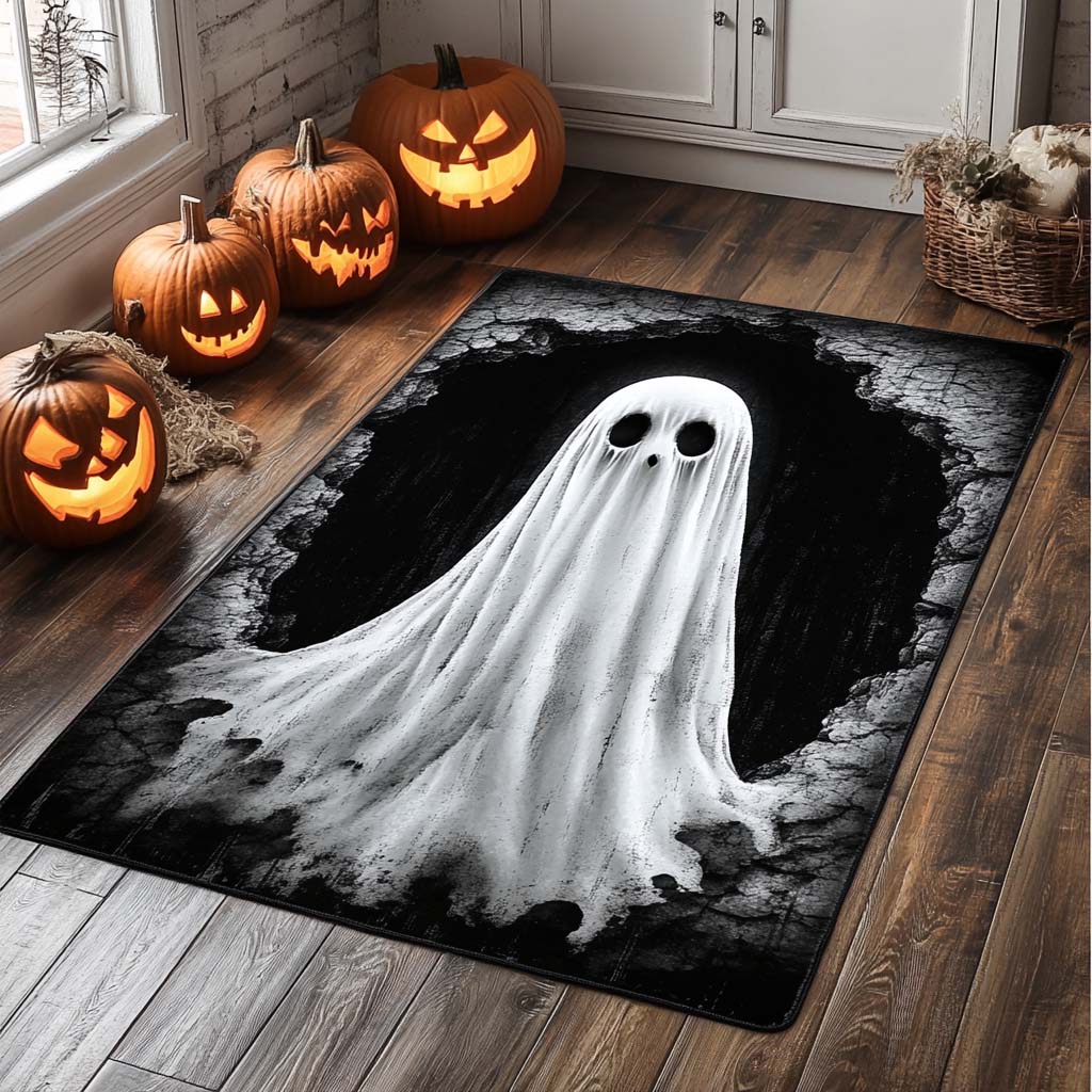 Phantom Veil Area Rug - Non-Slip Washable 3D Print Rug for Living Room & BedroomTVC2108284