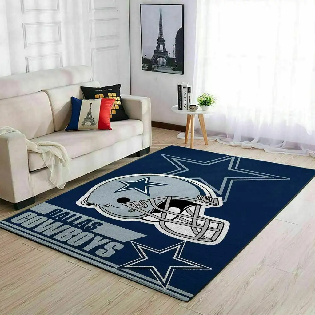 Philadelphia Eagles Rug - NFL Ticket for Living Room Decor Blue and Gray