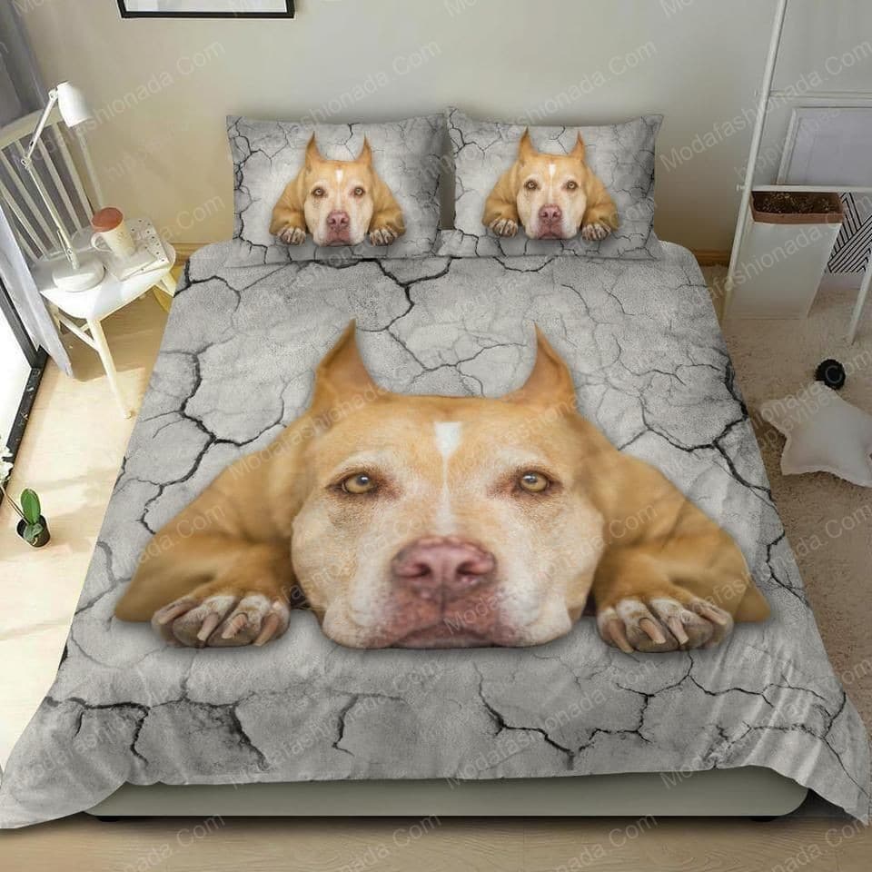Pitbull Dog Animal 114 Bedding Set
