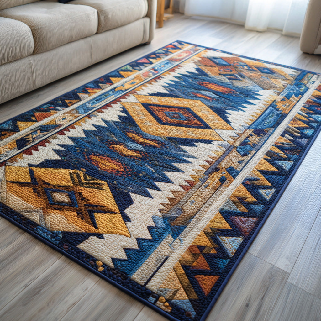 Prairie Weave Area Rug - Non-Slip Washable 3D Print Rug for Living Room & BedroomTVC2108282
