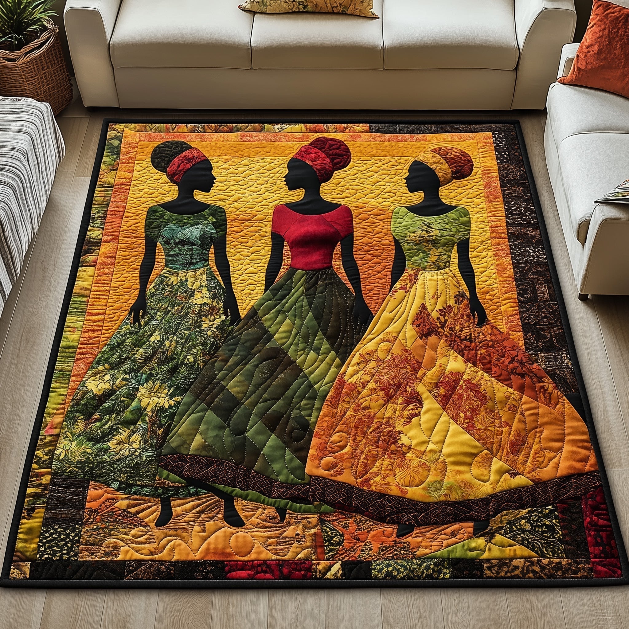 Proud To Rise Area Rug - Non-Slip Washable 3D Print Rug for Living Room & BedroomTVC2108366