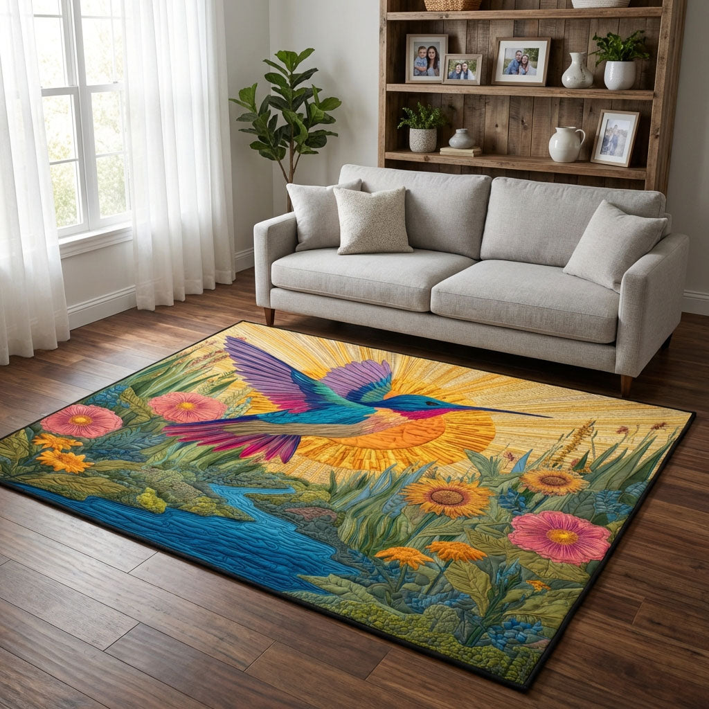 Purple Nectar Area Rug - Non-Slip Washable 3D Print Rug for Living Room & BedroomTVC2108281