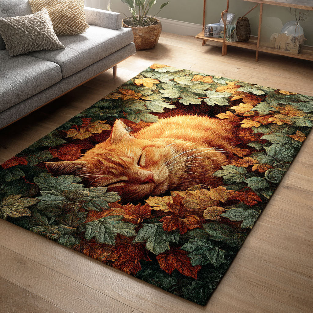 Quiet Cat Moments Area Rug - Non-Slip Washable 3D Print Rug for Living Room & BedroomTVC2108281