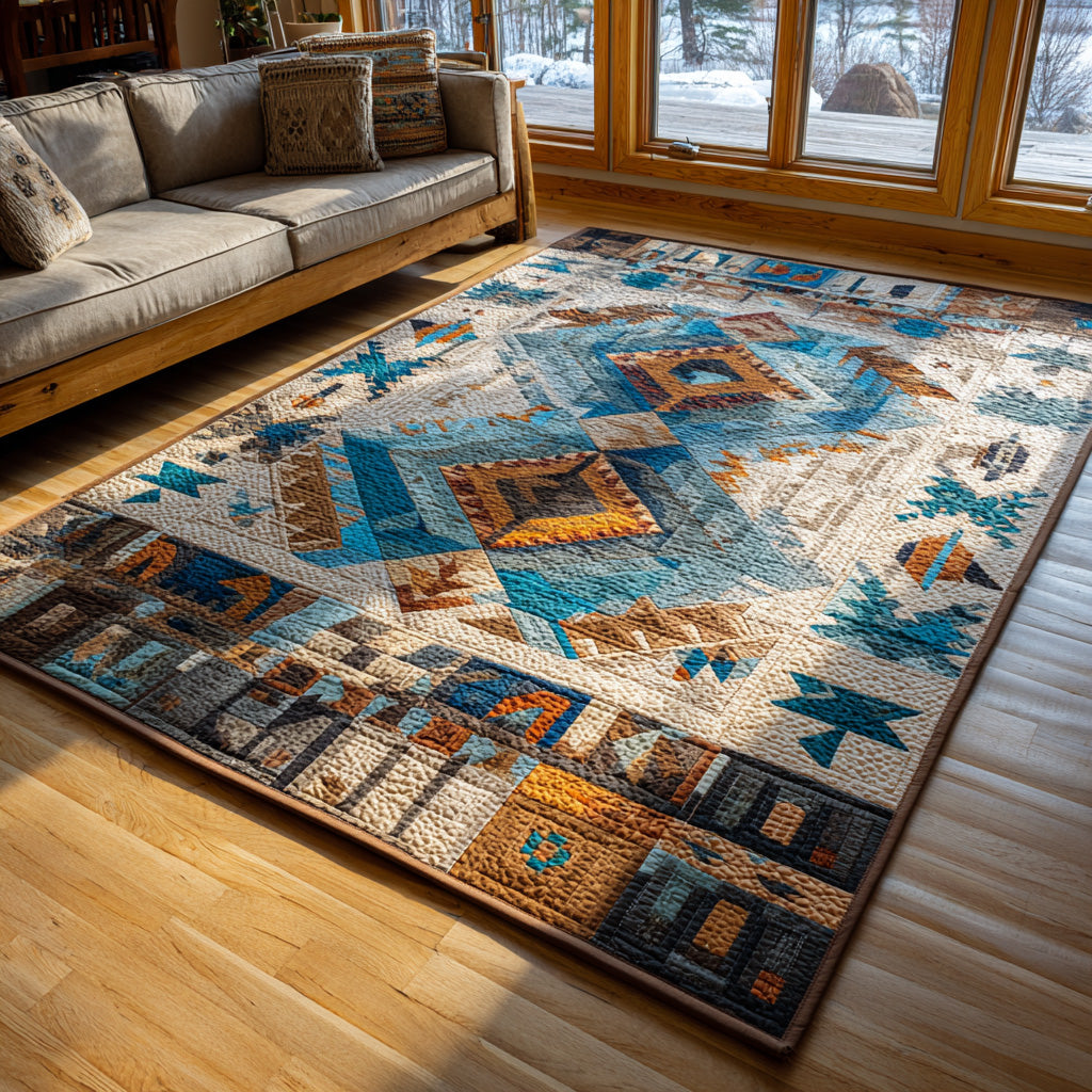 Rio Diamond Area Rug - Non-Slip Washable 3D Print Rug for Living Room & BedroomTVC2108278