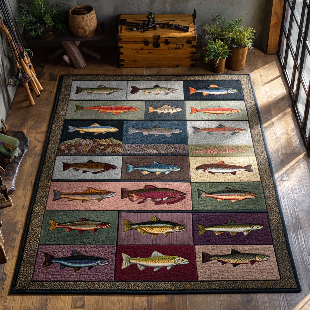 Rippling Reflections Area Rug - Non-Slip Washable 3D Print Rug for Living Room & BedroomTVC2108278