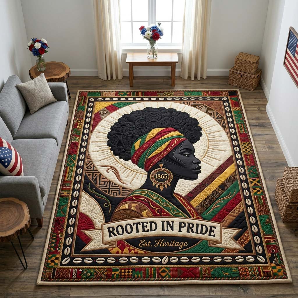 Rooted Pride Area Rug - Non-Slip Washable 3D Print Rug for Living Room & BedroomTVC2108396
