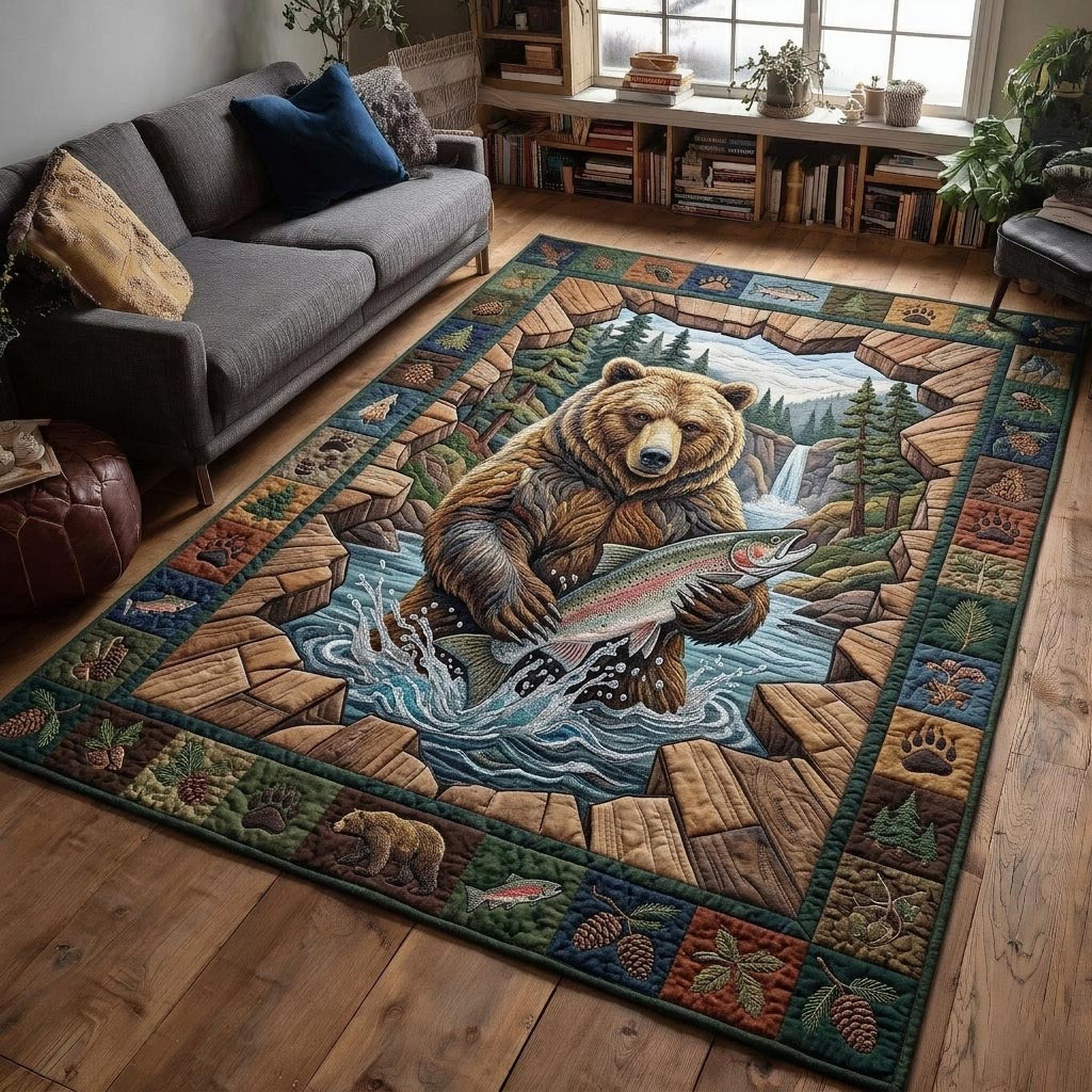 Rustic Guardian Area Rug - Non-Slip Washable 3D Print Rug for Living Room & BedroomTVC2108396